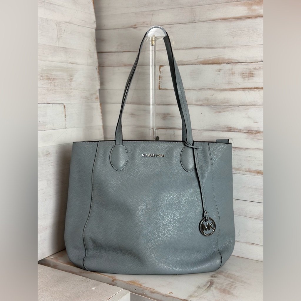 Michael Kors Ani Blue Gray Tote